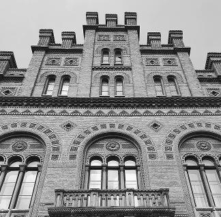 Historic building facade